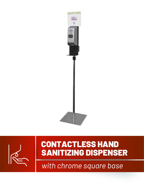 Contactless Hand Sanitizer Station - Free Standing Auto Dispenser