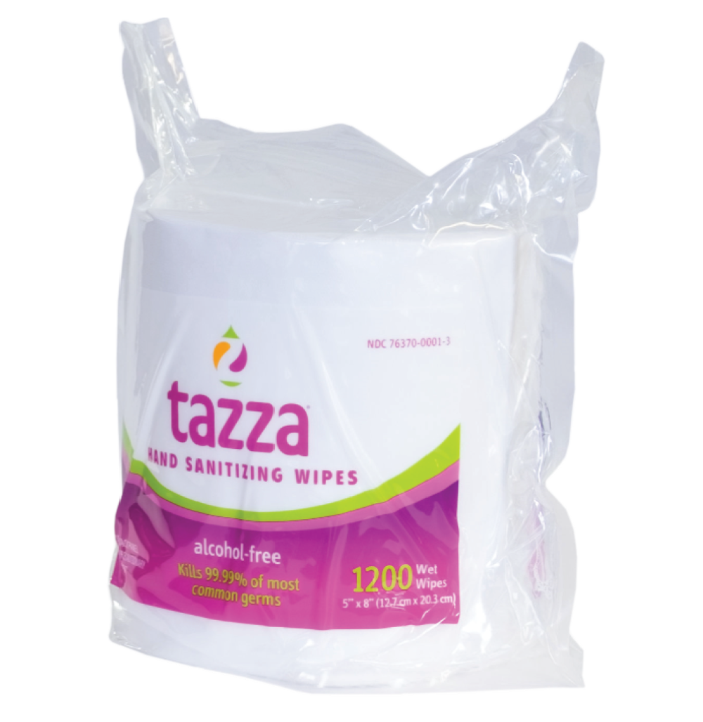 1200ct Alcohol-Free Hand Sanitizing Wipes Bags - 4 Bags per Case