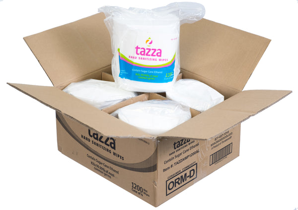 1200ct Alcohol-Based Hand Sanitizing Wipes Bag- 4 Bags per Case