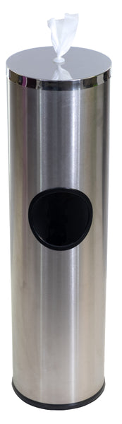 Flex Cylinder Stainless Steel Wipe Dispenser