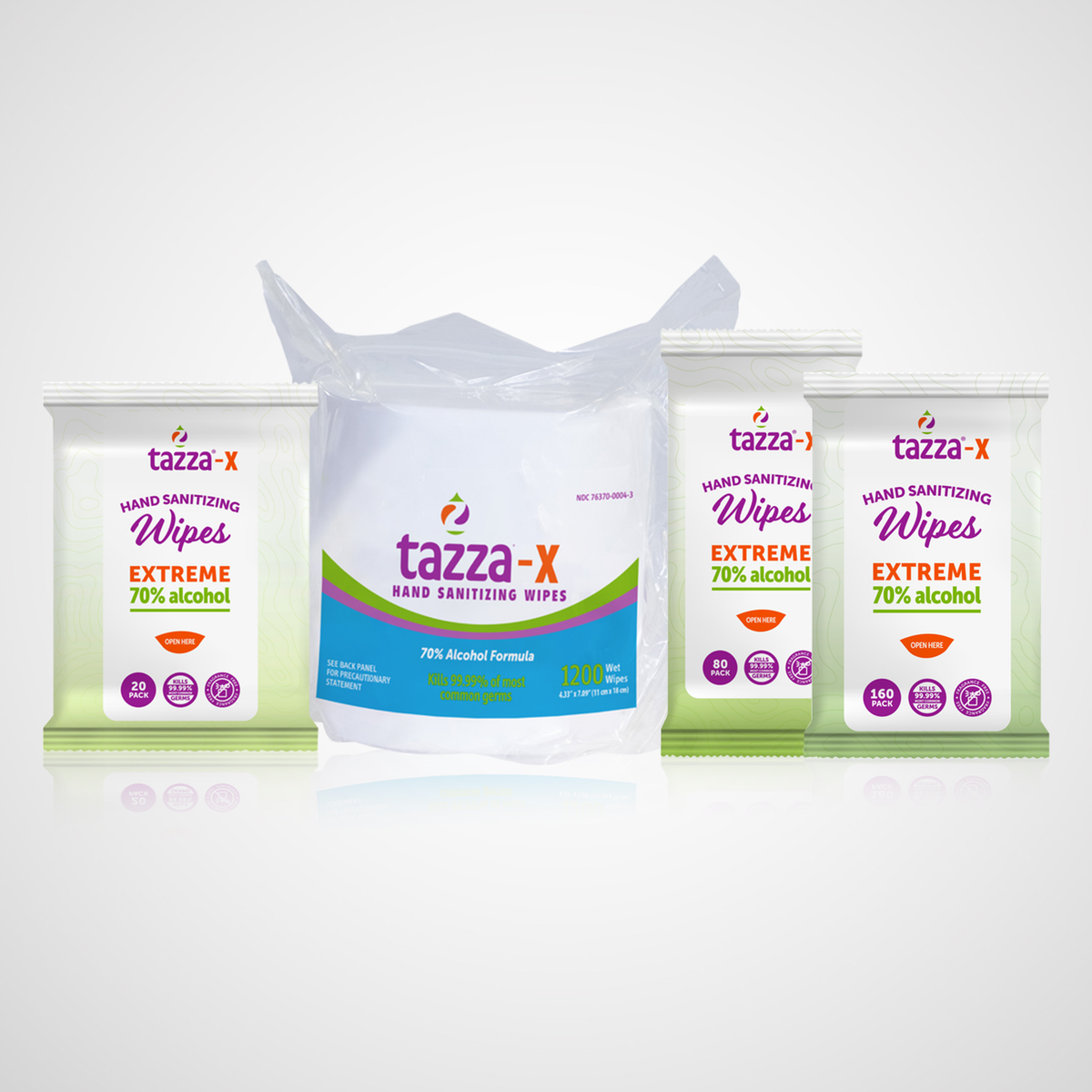 Tazza® 70 AlcoholBased Hand Sanitizing Wipes Terraboost