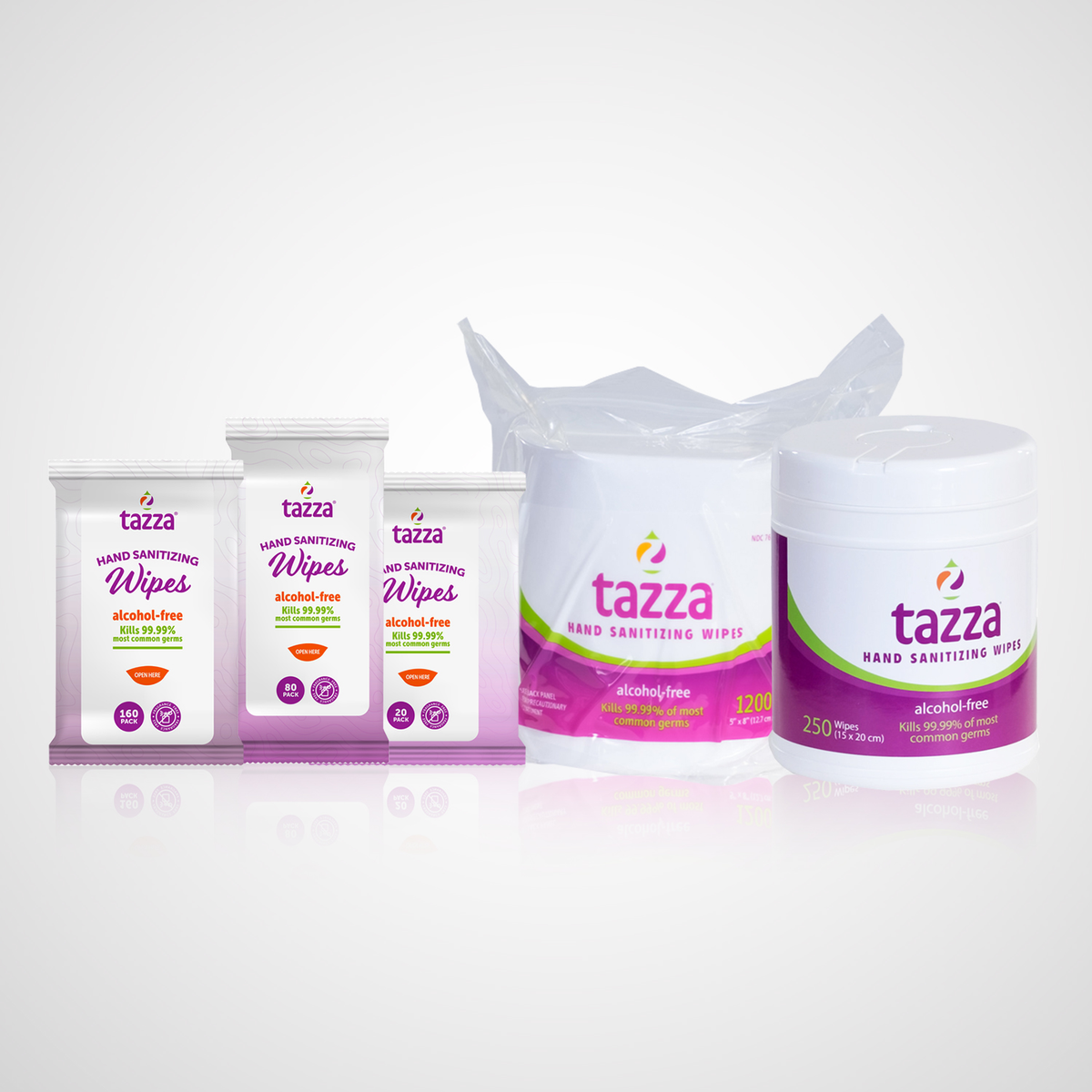 Alcohol Free Wipes Tazza® AlcoholFree Hand Sanitizing Wipes Terraboost