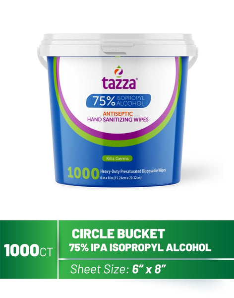 1000ct Isopropyl Alcohol Based Heavy Duty Sanitizing Wipes Bucket - 2 Buckets per Case