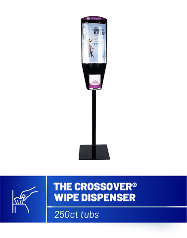 The Crossover Sanitizing Wipe Stand (With Base & Pole Set)