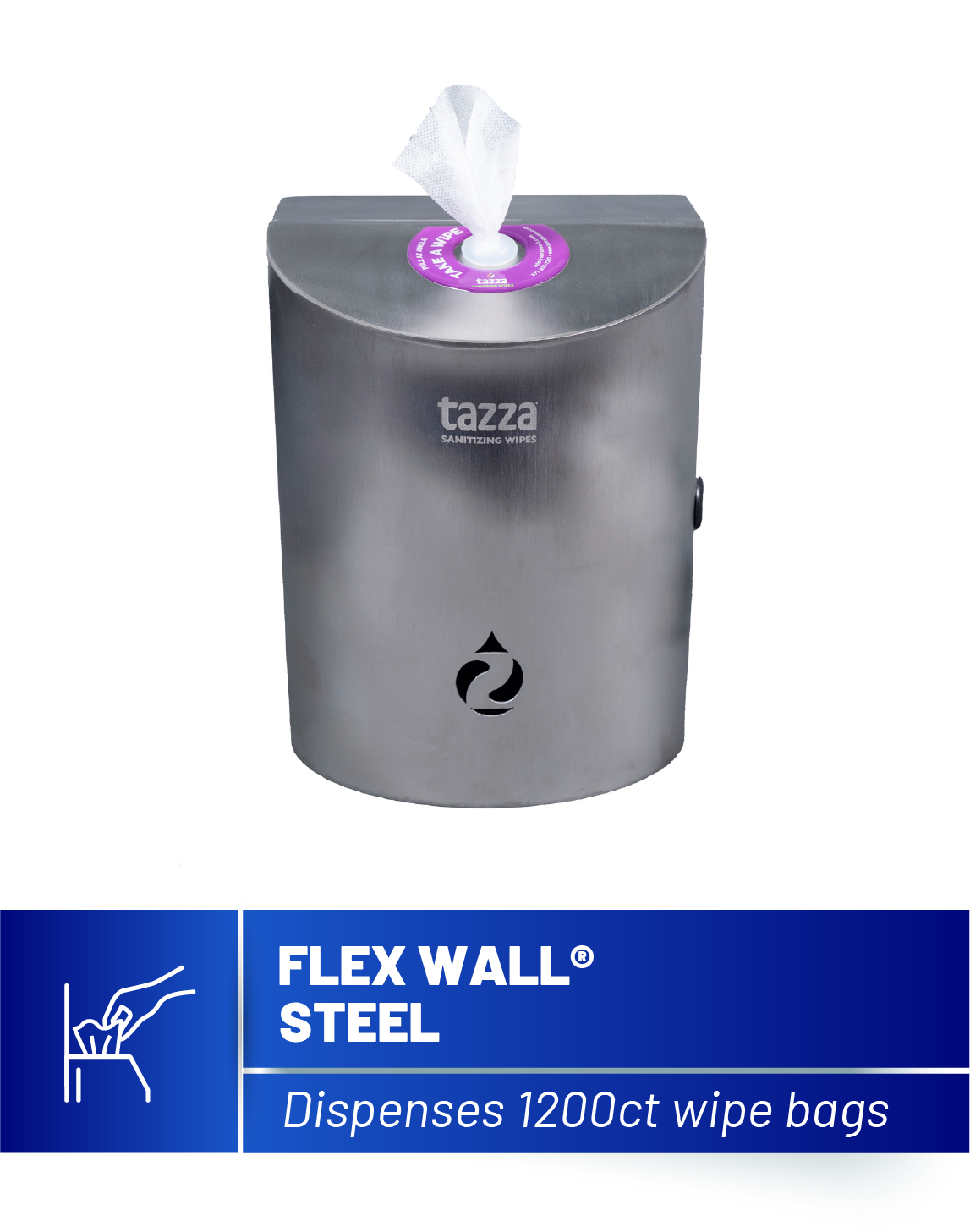 Flex Wall Stainless Steel Wipe Dispenser