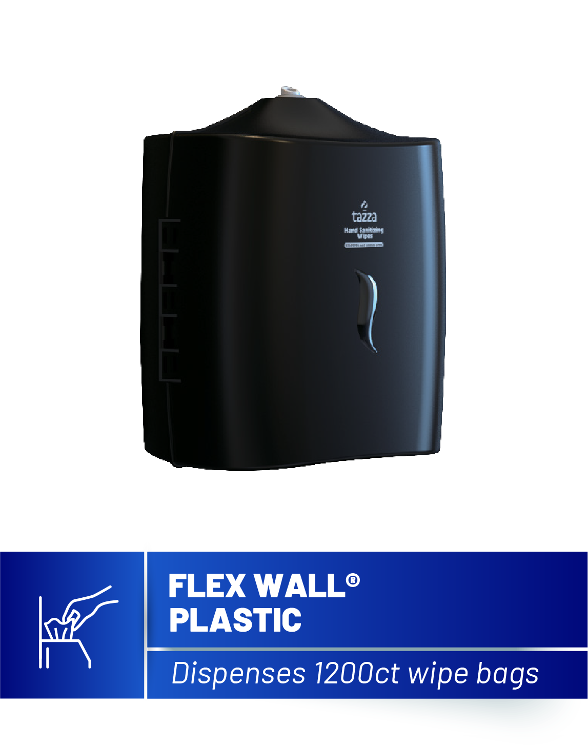Flex Wall Plastic Wipe Dispenser