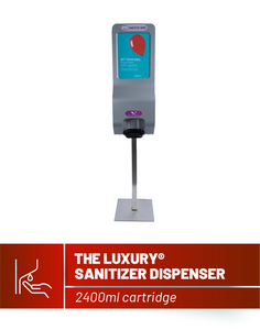 Luxury Manual Hand Sanitizer Stand And Dispenser - Terraboost