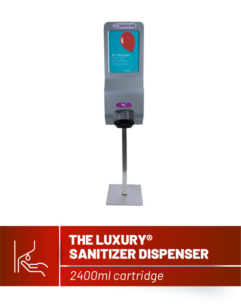Luxury Automatic Hand Sanitizer Dispenser Stand (With base & pole set)