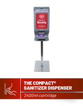 Terraboost Touch Free Hand Sanitizer Dispenser with Tazza Hand Sanitizer
